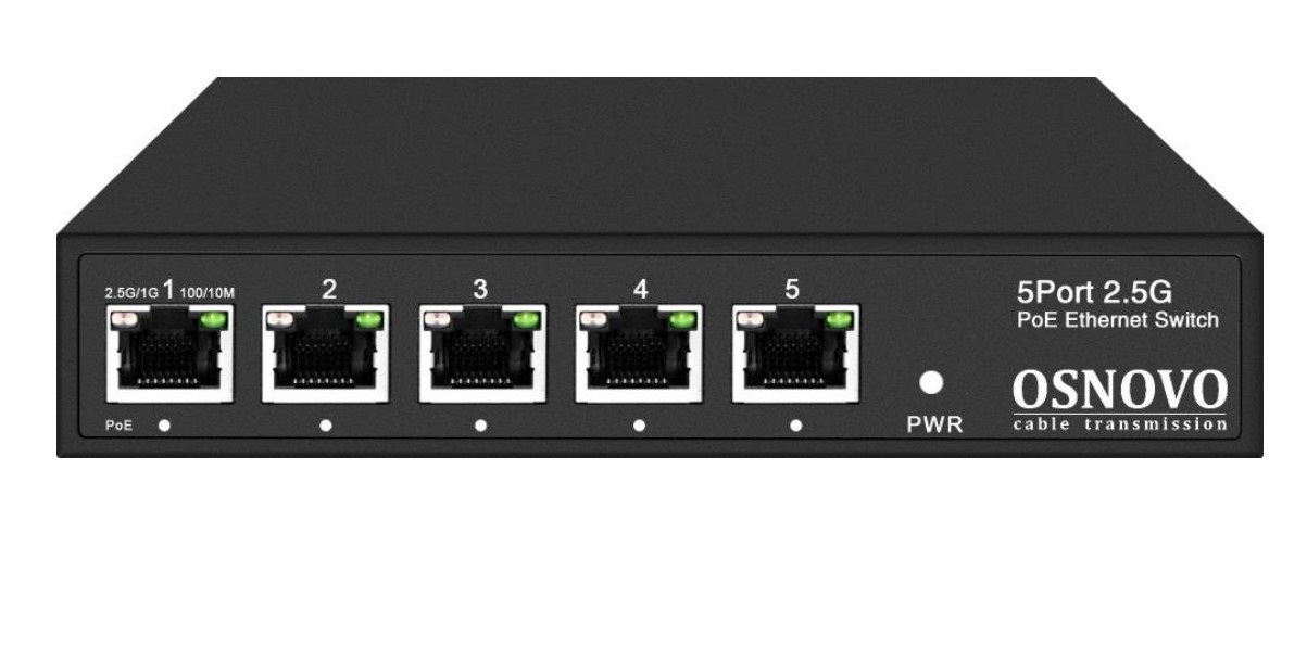 Коммутатор OSNOVO SW-5D-1(60W) с PoE: когда необходим новый стандарт скорости 2,5 Гбит/с Коммутатор OSNOVO SW-5D-1(60W) с PoE: когда необходим новый стандарт скорости 2,5 Гбит/с