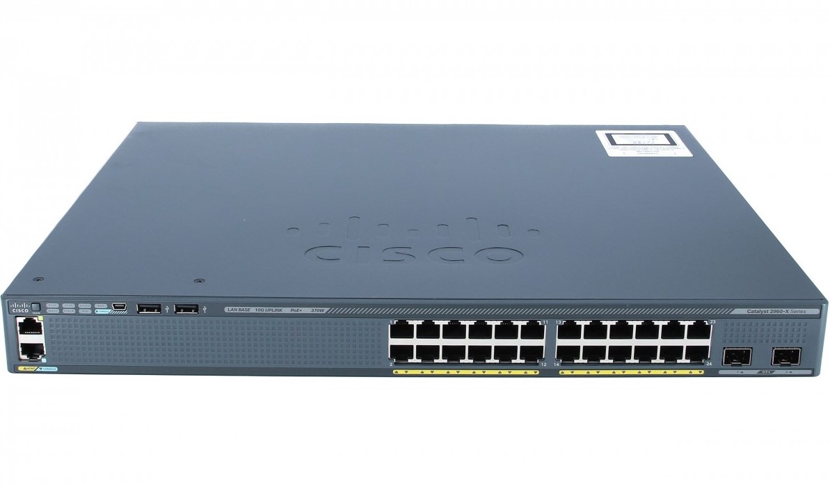 Купить Коммутатор Cisco Catalyst WS-C2960X-24PD-L в Москве – РВН-Групп