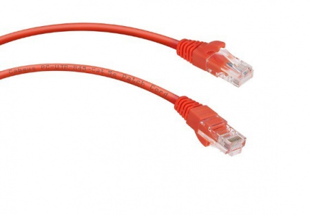 Cabeus PC-UTP-RJ45-Cat.5e-0.5m-RD Патч-корд U/UTP, категория 5е, 2xRJ45/8p8c, неэкранированный, красный Фото