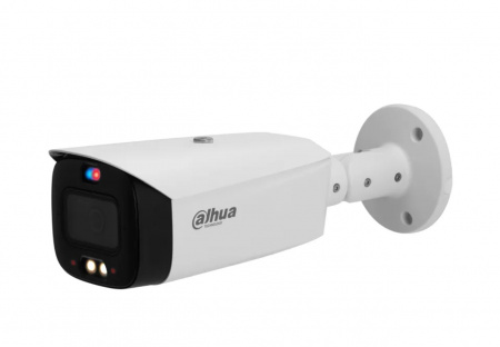 DH-IPC-HFW3849T1P-AS-PV-0280B-S5 Уличная цилиндрическая IP-видеокамера Full-color с ИИ и активным сдерживанием 8Мп (2.8мм) Фото