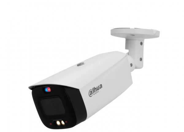 DH-IPC-HFW3449T1P-AS-PV-0280B-S5 Уличная цилиндрическая IP-видеокамера Full-color с ИИ и активным сдерживанием 4Мп (2.8мм) Фото