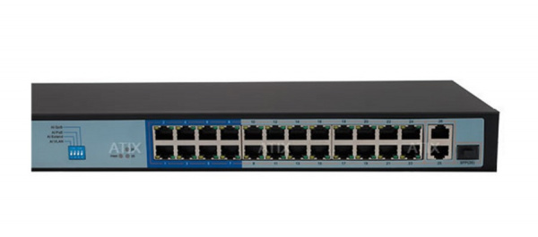 AT-NS-24P2G-1GS-230 (F) 24 портовый РОЕ коммутатор с 2 Uplink и 1 SFP Фото AT-NS-24P2G-1GS-230 (F) 24 портовый РОЕ коммутатор с 2 Uplink и 1 SFP Фото