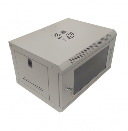 ST-NC6U01 (СЕРЫЙ) С ПОЛКОЙ, (версия 2) Шкаф телекоммуникационный Фото