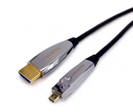 HDMI v2.1 кабель оптический 4K HDR Pro-HD Expert 10 метров, со съёмным наконечником Фото