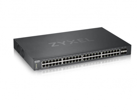 Гибридный Smart L2+ коммутатор Zyxel NebulaFlex XGS1930-52, 48xGE, 4xSFP+, автономное/облачное управ Фото