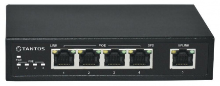 TSn-4P5G Коммутатор 5 портовый гигабитный POE Ethernet Фото