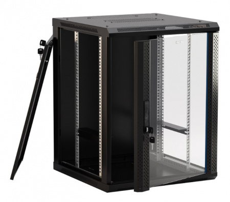 Hyperline TWB-0645-GP-RAL9004 Шкаф настенный 19-дюймовый (19