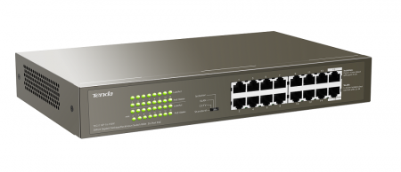 TEG1116P-16-150W 16-портовый гигабитный настольный/стоечный коммутатор с 16 портами PoE Фото
