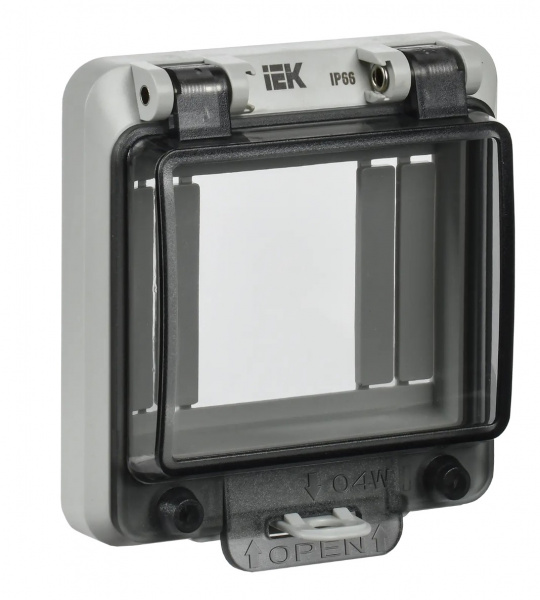 Крышка защитная для выреза в шкафу пластик 4 модуля IP66 IEK Фото Крышка защитная для выреза в шкафу пластик 4 модуля IP66 IEK Фото