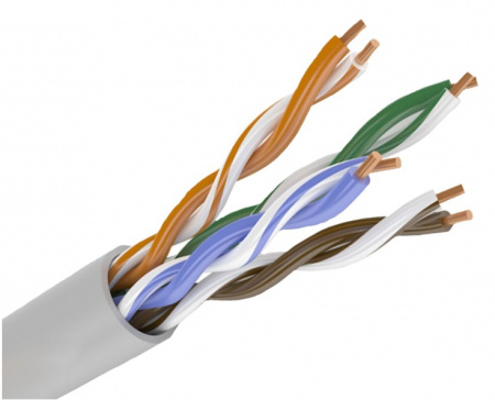 Кабель «витая пара» Optimus 4x2x0.5 CAT5e, UTP Cu (indoor) 305м Фото