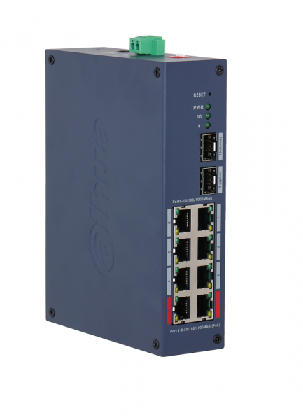 DH-CHS4210-8GT-110 8-портовый гигабитный PoE коммутатор с функцией облачного управления Фото DH-CHS4210-8GT-110 8-портовый гигабитный PoE коммутатор с функцией облачного управления Фото