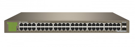 G1050F Неуправляемый коммутатор IP-COM с 48 гигабитными портами 10/100/1000 Мбит/с, 2 SFP 1000 Мбит/с Фото