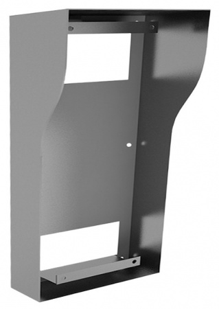 BR-AV SILVER Кронштейн для накладного монтажа с козырьком для индивидуальных панелей серии AV-01(T) Фото
