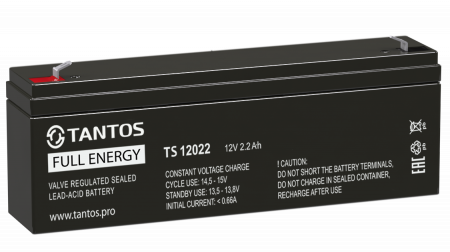 Аккумулятор 12В 2,2 А∙ч (TS 12022) Фото