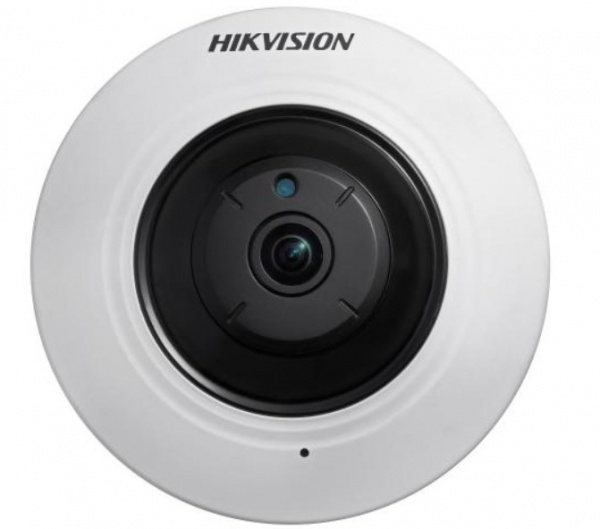 DS-2CD2955FWD-IS (1.05mm) 5Мп fisheye IP-камера c EXIR-подсветкой до 8м
 Фото