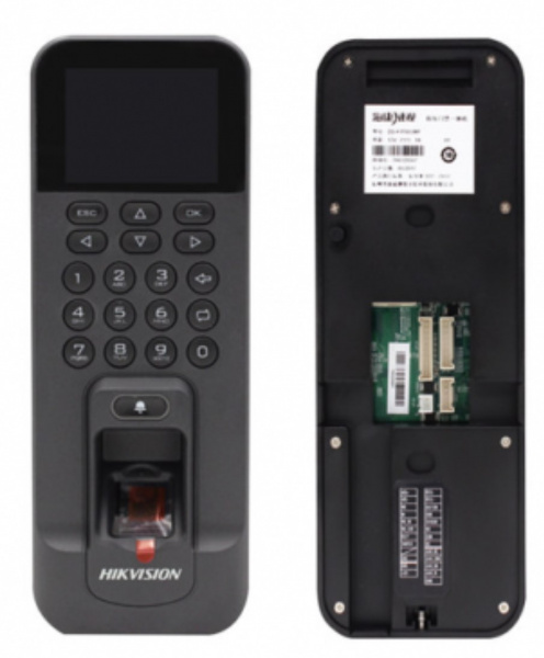 DS-K1T804BEF Терминал доступа со считывателями EM карт и отпечатков пальцев Фото DS-K1T804BEF Терминал доступа со считывателями EM карт и отпечатков пальцев Фото