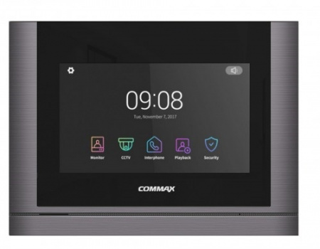 CDV-704MF Темное серебро Black Smog/VZ видеодомофон AHD Фото