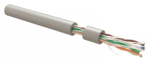 UUTP4R-C6-S23-IN-LSZH-GY-305 Кабель витая пара, неэкранированный U/UTP, категория 6, 4 пары 23 AWG Фото UUTP4R-C6-S23-IN-LSZH-GY-305 Кабель витая пара, неэкранированный U/UTP, категория 6, 4 пары 23 AWG Фото