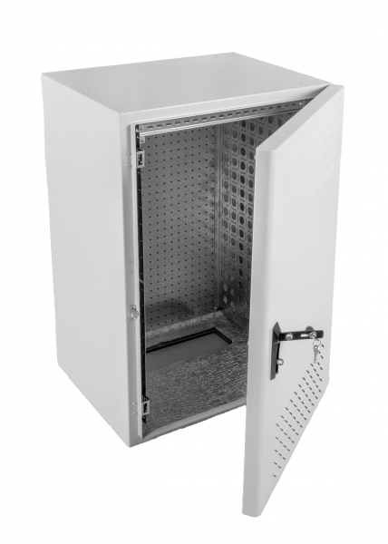 Шкаф уличный всепогодный настенный 15U (Ш600 × Г300), передняя дверь вентилируемая Фото Шкаф уличный всепогодный настенный 15U (Ш600 × Г300), передняя дверь вентилируемая Фото