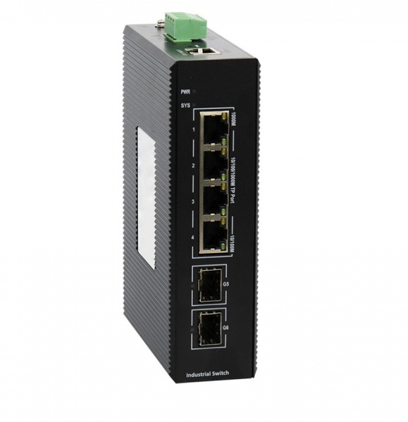 RVi-2NSIM04GP-2S Сетевой промышленный коммутатор с функциями управления L2+ Фото