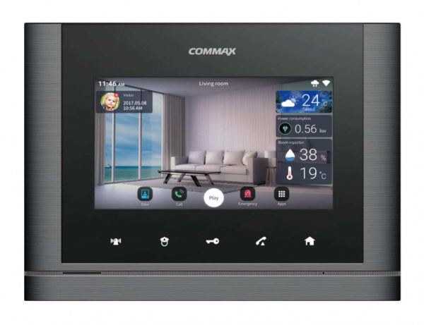 Видеодомофон CMV-70MX Темное Серебро Black Smog Фото