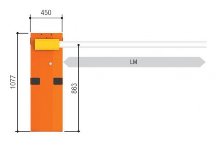 CAME G5000DX CLASSICO Комплект шлагбаума Фото CAME G5000DX CLASSICO Комплект шлагбаума Фото