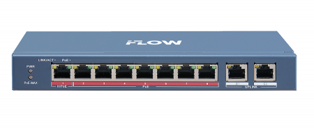 F-SW-EU410HPOE-V POE-коммутатор неуправляемый с грозозащитой 6кВ Фото