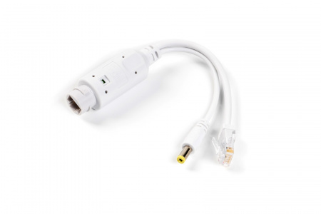 Сплиттер PSE-SP-1A-E v.2, мощность 13Вт, вх. RJ-45 PoE, вых. RJ-45 Ethernet и DC 12V Фото