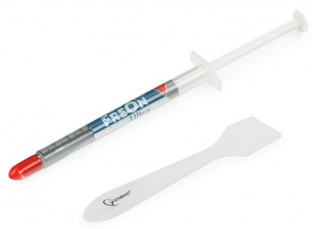 Термопаста Gembird FreOn Ultra GF-21-1.5 для радиаторов, 1,5 г, шприц Фото