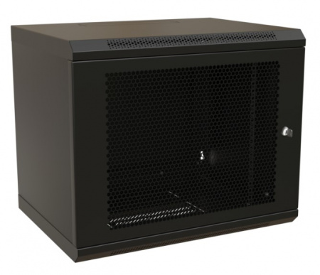 WR-TW-1245-SD-RAL9004 Шкаф настенный 19-дюймовый (19