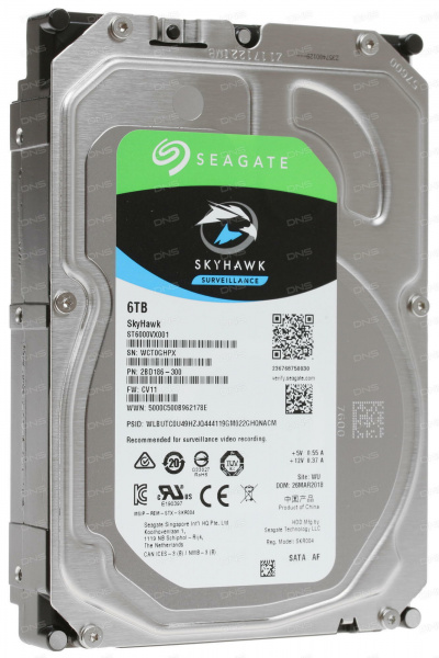 Жесткий диск 6TB Skyhawk (ST6000VX001), SATA-III Фото Жесткий диск 6TB Skyhawk (ST6000VX001), SATA-III Фото