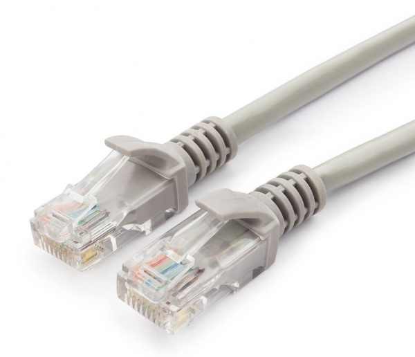 Патч-корд UTP Cablexpert PP6U-0.25M кат.6, 0.25м, литой, многожильный (серый) Фото