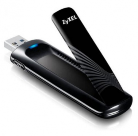 Двухдиапазонный Wi-Fi USB-адаптер Zyxel NWD6605, AC1200, 802.11a/b/g/n/ac (300+867 Мбит/с), USB3.0,  Фото