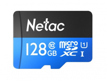 Карта памяти 128GB MicroSDXC Netac P500 Class 10 UHS-I 80MB/s (NT02P500STN-128G-S) Фото
