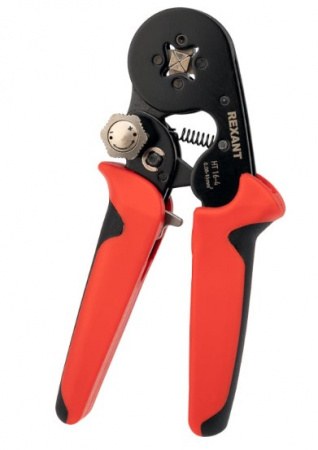 Кримпер для обжима штыревых наконечников 0.08-16.0 мм² с регулятором (HT 16-4) REXANT Фото