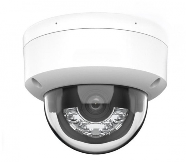 F-IC-2442C2MS(4mm) 4Мп уличная купольная IP-камера с гибридной Smart подсветкой до 30м  и технологией SharpSense Фото