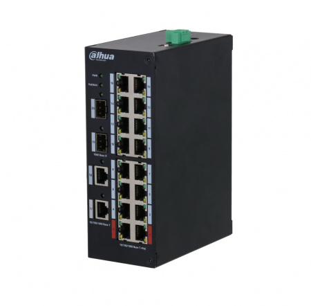 DH-HS3220-16GT-190 20-портовый гигабитный неуправляемый коммутатор с PoE Фото DH-HS3220-16GT-190 20-портовый гигабитный неуправляемый коммутатор с PoE Фото