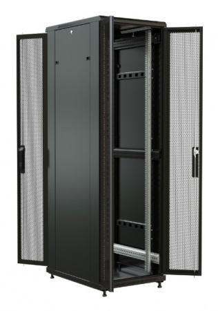 WR-TT-3762-DD-RAL9004 Шкаф напольный 19-дюймовый, 37U, 1833x600х1200 мм (ВхШхГ) Фото
