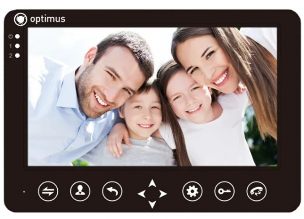 Видеодомофон Optimus VM-7.1 (черный) Фото Видеодомофон Optimus VM-7.1 (черный) Фото