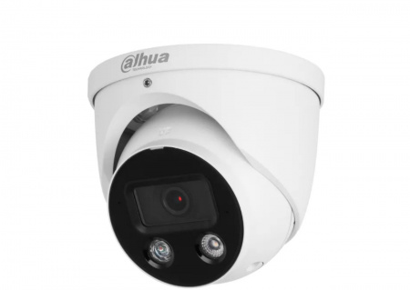 DH-IPC-HDW3849HP-AS-PV-0280B-S5 Уличная купольная IP-видеокамера Full-color с ИИ и активным сдерживанием 8Мп (2.8мм) Фото