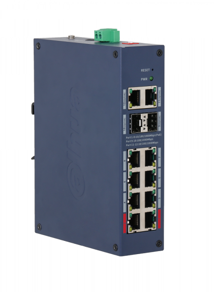 DH-CHS4212-8GT-110 8-портовый гигабитный PoE коммутатор с функцией облачного управления Фото DH-CHS4212-8GT-110 8-портовый гигабитный PoE коммутатор с функцией облачного управления Фото