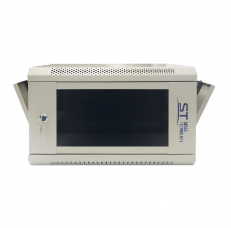 ST-NC6U01 (СЕРЫЙ) С ПОЛКОЙ, (версия 2) Шкаф телекоммуникационный Фото