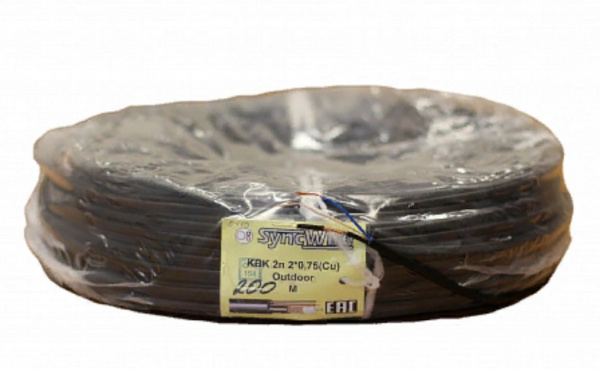 Кабель КВК 2П 2х0,75 LV SyncWire бухта 200м  Фото Кабель КВК 2П 2х0,75 LV SyncWire бухта 200м  Фото