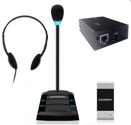 SX-401/1 Устройство переговорное клиент-кассир, дуплексное, с записью переговоров Фото