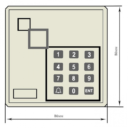 SR-R121K (черный) Считыватель бесконтактный для proxi-карт STRAZH Фото SR-R121K (черный) Считыватель бесконтактный для proxi-карт STRAZH Фото