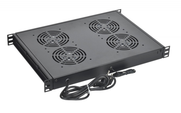 ITK Модуль вентил. 1U с цифр. термостатом 4 вент. черный Фото