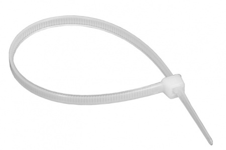 Хомут-стяжка кабельная нейлоновая REXANT 300 x4,8 мм, белая, упаковка 100 шт. Фото Хомут-стяжка кабельная нейлоновая REXANT 300 x4,8 мм, белая, упаковка 100 шт. Фото