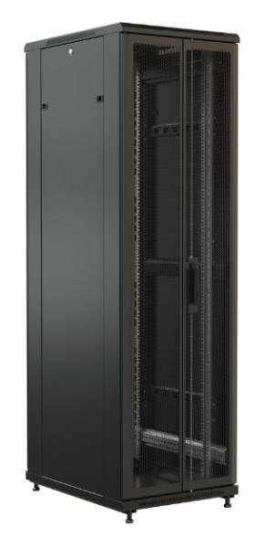 WR-TT-4262-DD-RAL9004 Шкаф напольный 19-дюймовый, 42U, 2055x600х1200 мм (ВхШхГ) Фото