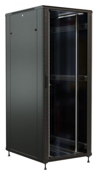 WR-TT-3281-AS-RAL9004 Шкаф напольный 19-дюймовый, 32U, 1610х800х1000 мм (ВхШхГ) Фото