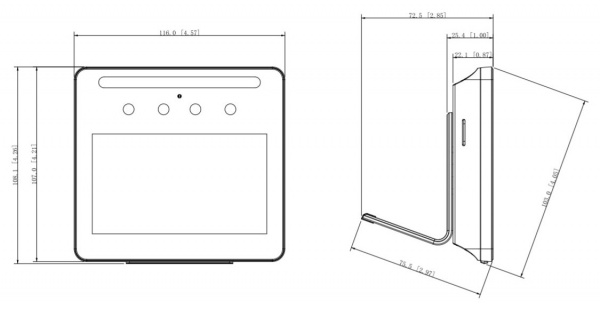 DHI-ASI3213G-MW AI терминал доступа с распознаванием лиц Фото